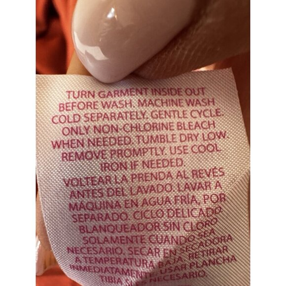 Y2K Terracotta Daisy Floral Babydoll Cami S Dress Mesh Lace Trim Fairycore Dance - Picture 6 of 9